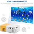 LED Video Projector mini projectors Support 1080P Mini Portable sound system for PC Laptop iPhone Andriod phone home theater