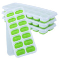 1pc 21 Grids/14 Grids Food Grade Silicone Ice Tray Home with Lid DIY Ice Cube Mold Square Shape Ice Cream Maker Kitchen Bar Tool