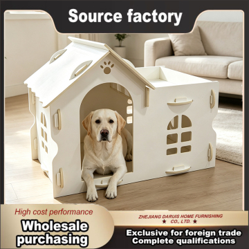 Outdoor-Ready Waterproof Pet House with Reinforced Board