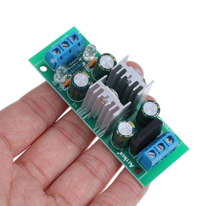 DC 15~24V LM7812 + LM7912 +- 12V Dual Voltage Regulator Rectifier Bridge Power Supply Module