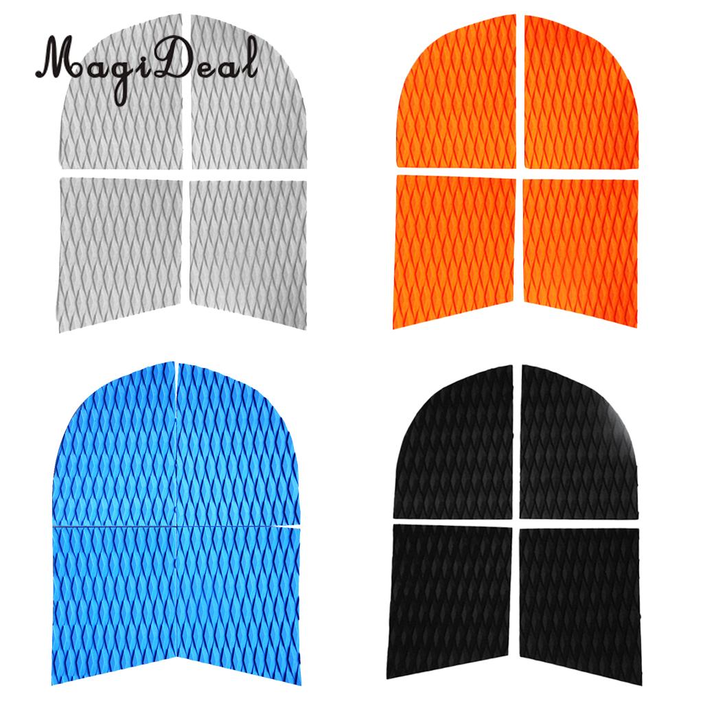 MagiDeal 4Pcs Non-Slip EVA Dog Pet Paw Traction Pads Deck Grip Mat Tail Pads for Kayak Surf Surfboard Stand Up Paddle Board