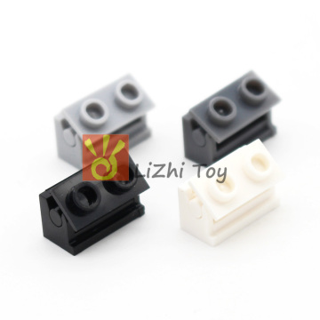 MOC Bricks 3937/3938 Hinge Brick 1x2 Base with Hinge Brick 1x2 Top DIY Enlighten Block Brick Compatible with Assembles Particles