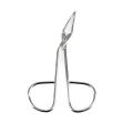 1Pcs Practical Flat Tip Eyebrow Tweezers Face Hair Removal Make Up Scissors Stainless Steel Eyelash Clipper Beauty Cosmetic Tool