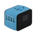 1Pc Universal Travel Charger Adapter 4 USB Port Adaptor Worldwide Electrical Socket US UK EU AUS International Travel Plug