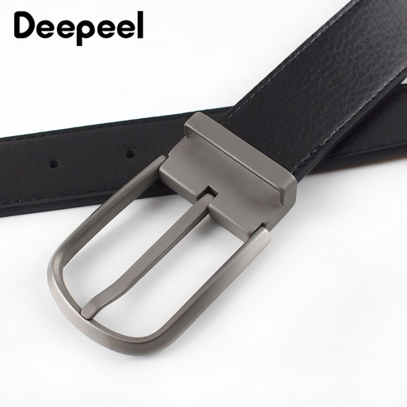 Deepeel1pc 36mm Men's Pure Titanium Belt Buckle Anti-allergic Pin Buckles for 34-35mm Belts Men Business Accessories YK206