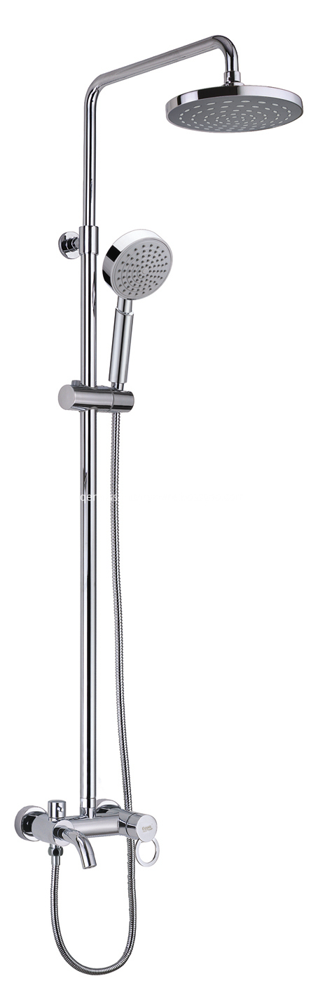 Brushed Brass Shower Set