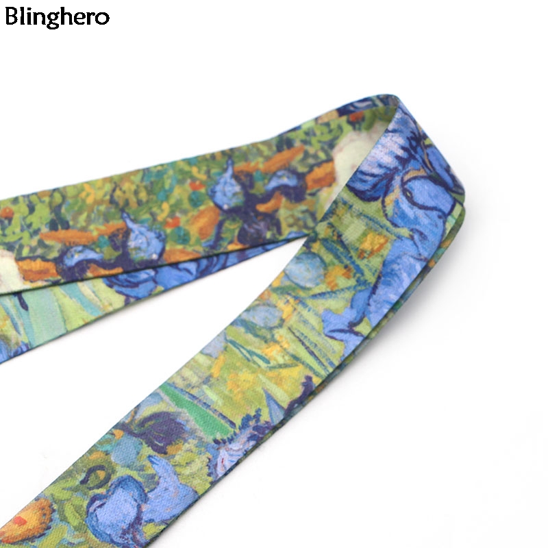 Blinghero Van Gogh Lanyards For Keys Phone Neck Strap Cool Hang Rope ID Badge USB Camera Holders Lanyard Gifts BH0391