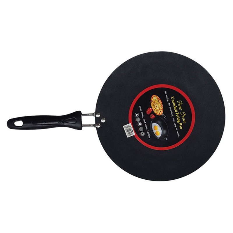 TTLIFE 30cm Iron Round Griddle Non-stick Crepe Pan for Pancake Egg Omelette Fying Gas Induction Cooker Cookware Kitchen Tools