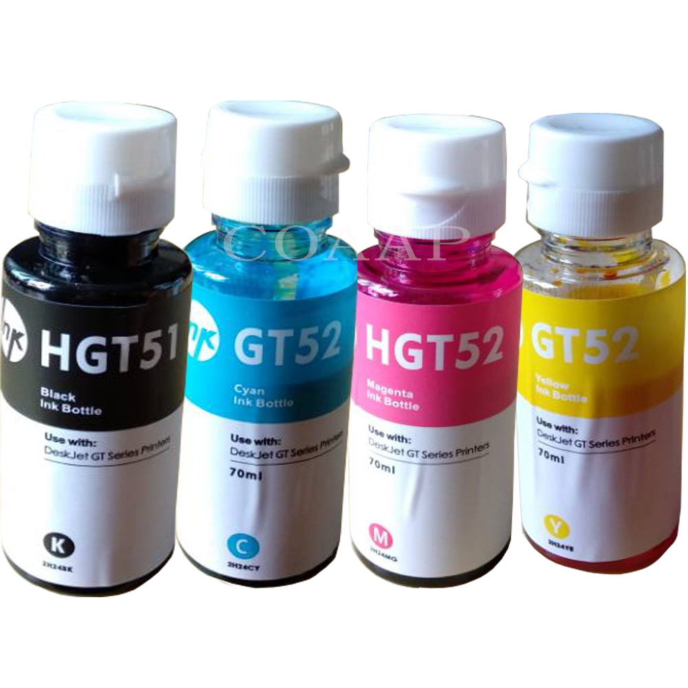 Printer inks refill kit for HP DeskJet GT5810 GT5820 GT51 GT52 GT series