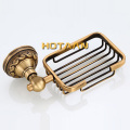 Free shipping Antique Brass Aluminium Bathroom Accessories Set,Robe hook,Paper Holder,Towel Bar,Soap Basket,Bathroom Fitting