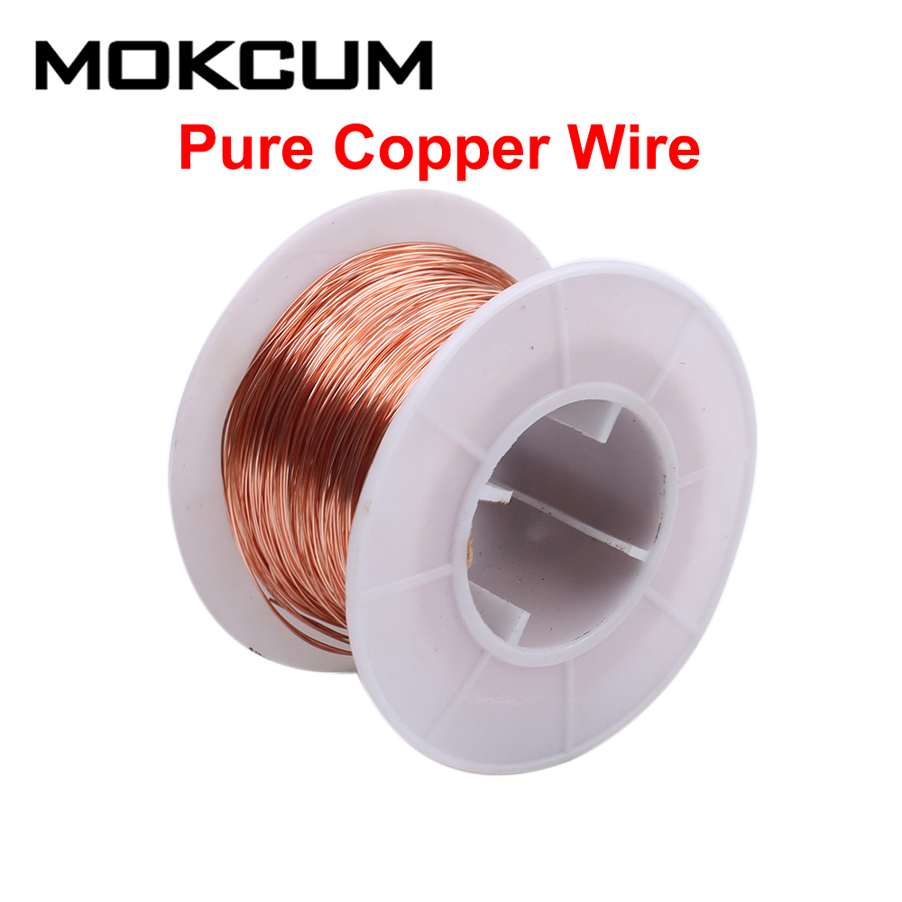 250g 0.4mm 0.5mm 0.8mm Diy Bare Pure Copper Wire Cable T2 Copper Wire Winding Wire Coil Copper Wire