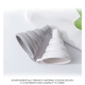 Foldable kitchen mini silicone funnel can be used for water source filtration silicone material foldable