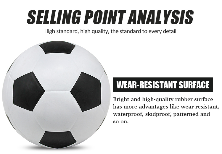 rubber soccer ball