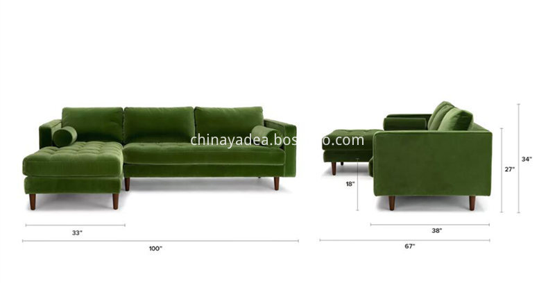 Size_of_Sven_Green_Left_Sectional_Sofa
