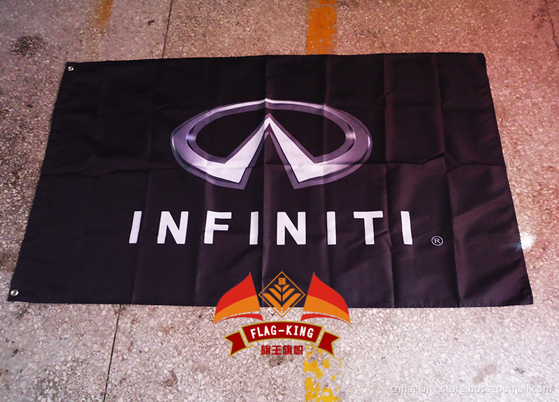 custom INFINITI flag banner 3x5ft 100% Polyester
