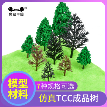 10Pcs Model Trees for HO N Z Scale Railroad Village Architecture Layout Diorama Scenery DIY