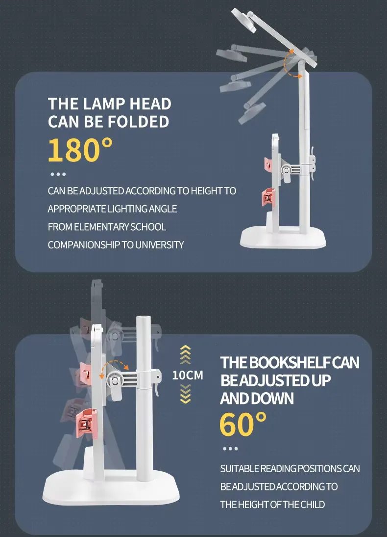 Eye-caring Rechargeable LED Desk Lamp