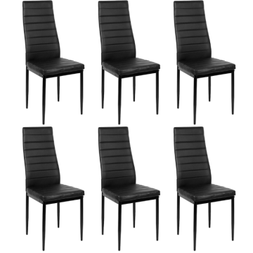 6PCS 2PCS Dining Chairs Living Cafe Room Dining Room Home Bar Nordic Style Modern Leather Durable High Quality Lounge Chair HWC