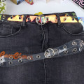Laser Heart Belts for Women Resin Cute Transparent Belt Jeans Dress Waist Strap Pin Buckle Harajuku Ladies Round PVC Clear Belt
