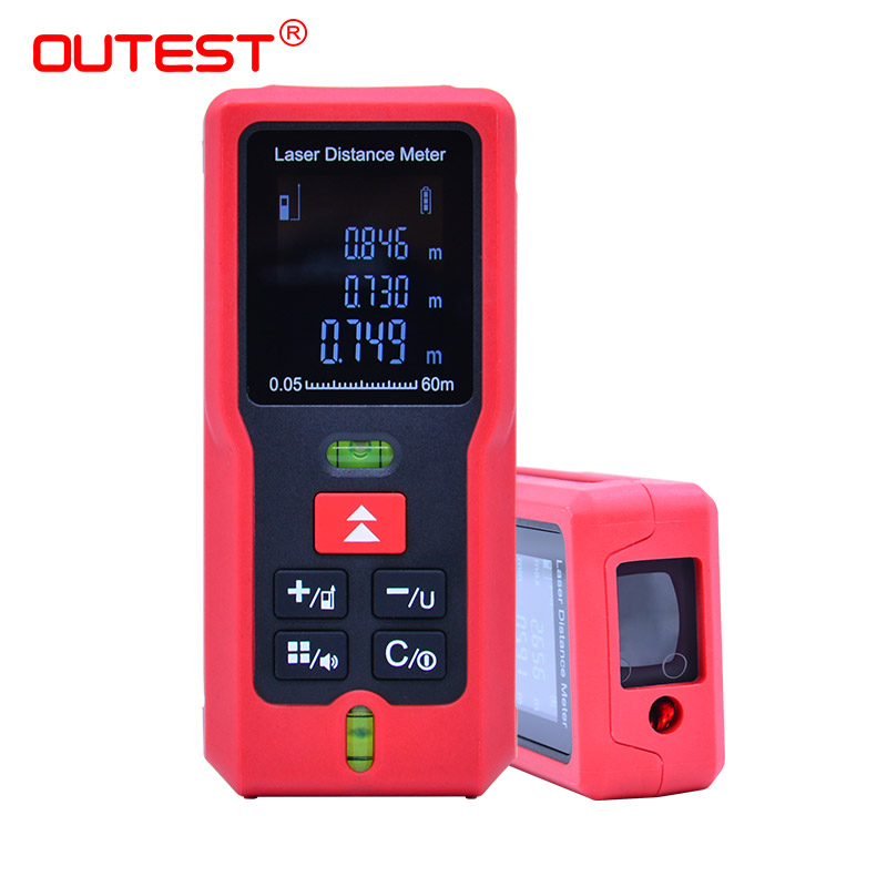 Range Finder OUTEST Digital Laser Distance Meter 40m 60m 80m 100m laser mesure tape Laser Rangefinder Continuous Measuring