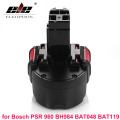 ELEOPTION BAT048 9.6V 2000mAh Ni-CD Rechargeable Battery Power Tools Battery for Bosch PSR 960 BH984 BAT048 BAT119