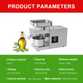 MX10 220V / 110V Hydraulic Press Full Automatic Stainless Steel Oil Press Small Commercial Oil Press Sunflower Oil Press