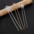 Fashion Metal Hair Stick For Women Chinese Traditional Vintage Hairpin U shape Hair Jewelry Hair Clasp Headwear Hair Accessories