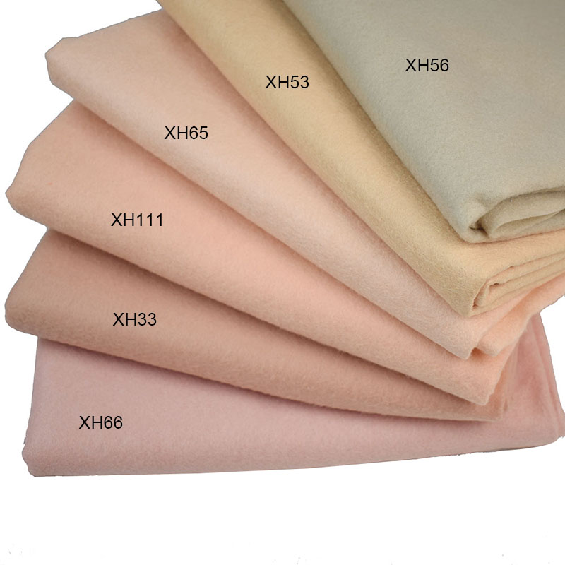 90X91CM 1.4MM Thickness skin pink Soft Felt Fabric Non-Woven Needle vilt handmade Cloth Doll Face manualidades diy feutrine