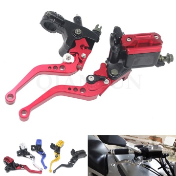 Universal 22mm Motorcycle Brake Clutch Master Cylinder Fuel Tank Pump Lever For Yamaha XJ650 XS650 XS750 XT600ZE XTZ660 XV535