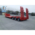 3 Axles low bed Semi Trailer