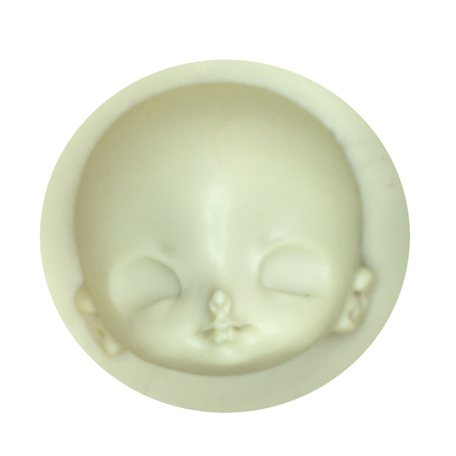 M1126 Baby Face Silicone Mold Chocolate Polymer Clay Craft Molds Handmade Craft Dolls Face Mold Sugar craft Mould Baking Tools