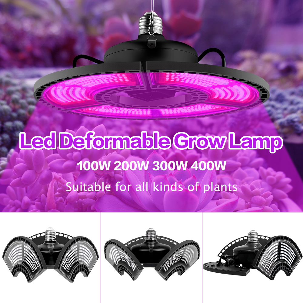 E27 Plant Grow Bulbs LED Full Spectrum Phyto Light 100W 200W 300W 400W Seedling Fito Lamp 220V Greenhouse Flowers Seed Lampada