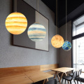 Nordic Creative Universe Planet Acrylic Pendant Light Moon Sun Earth Mars Uranus Mercury Jupiter Saturn Planet Lamps