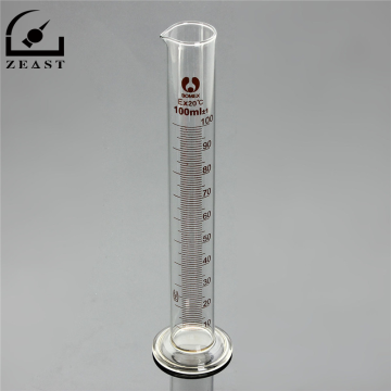 2017 High Quality Cost-effective 100ml Profession Graduated Glass Measuring Cylinder Chemistry Lab Spout Measure