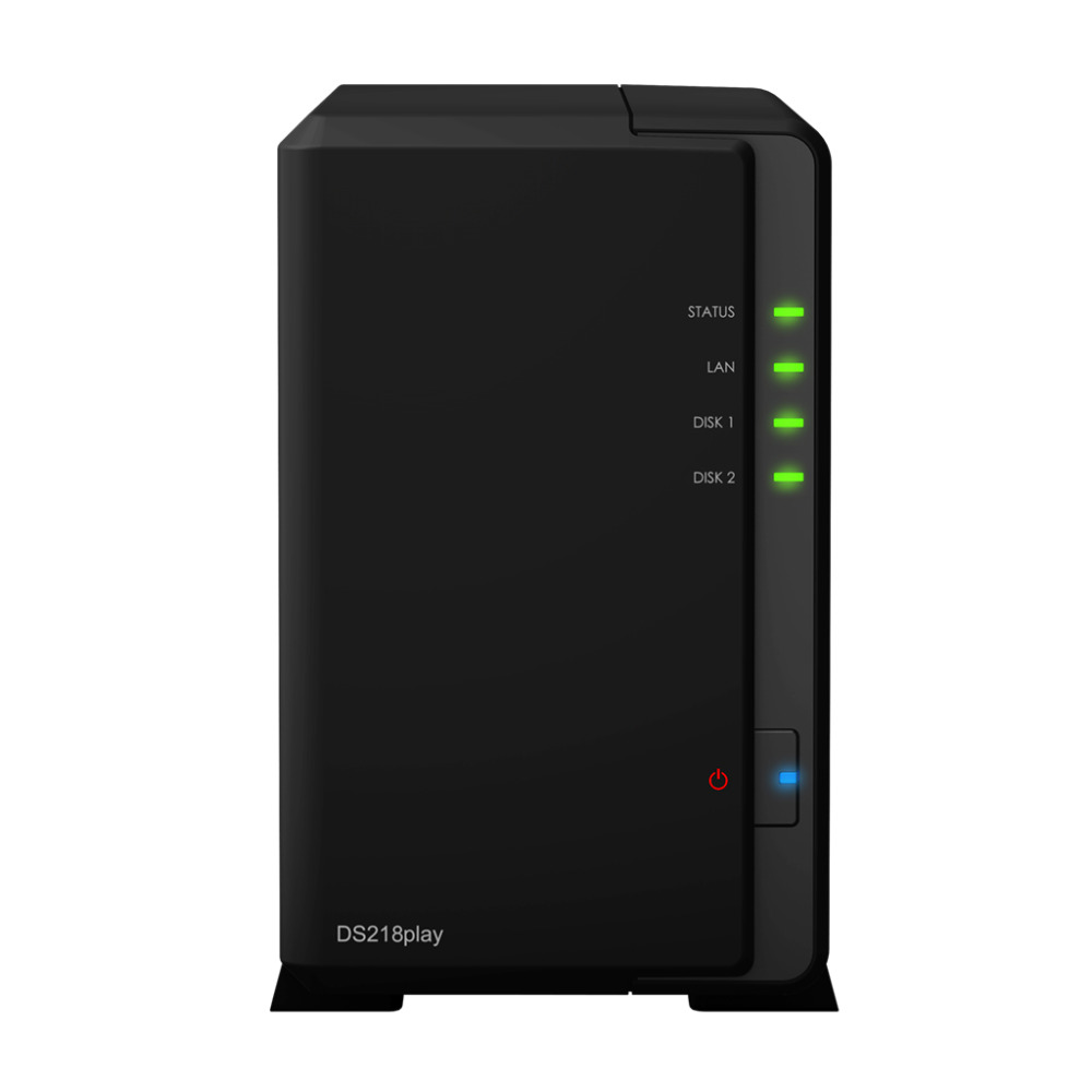 Synology NAS Disk Station DS218play 2-bay diskless nas Server nfs Network Storage Cloud Storage NAS Disk Station 2 year warranty