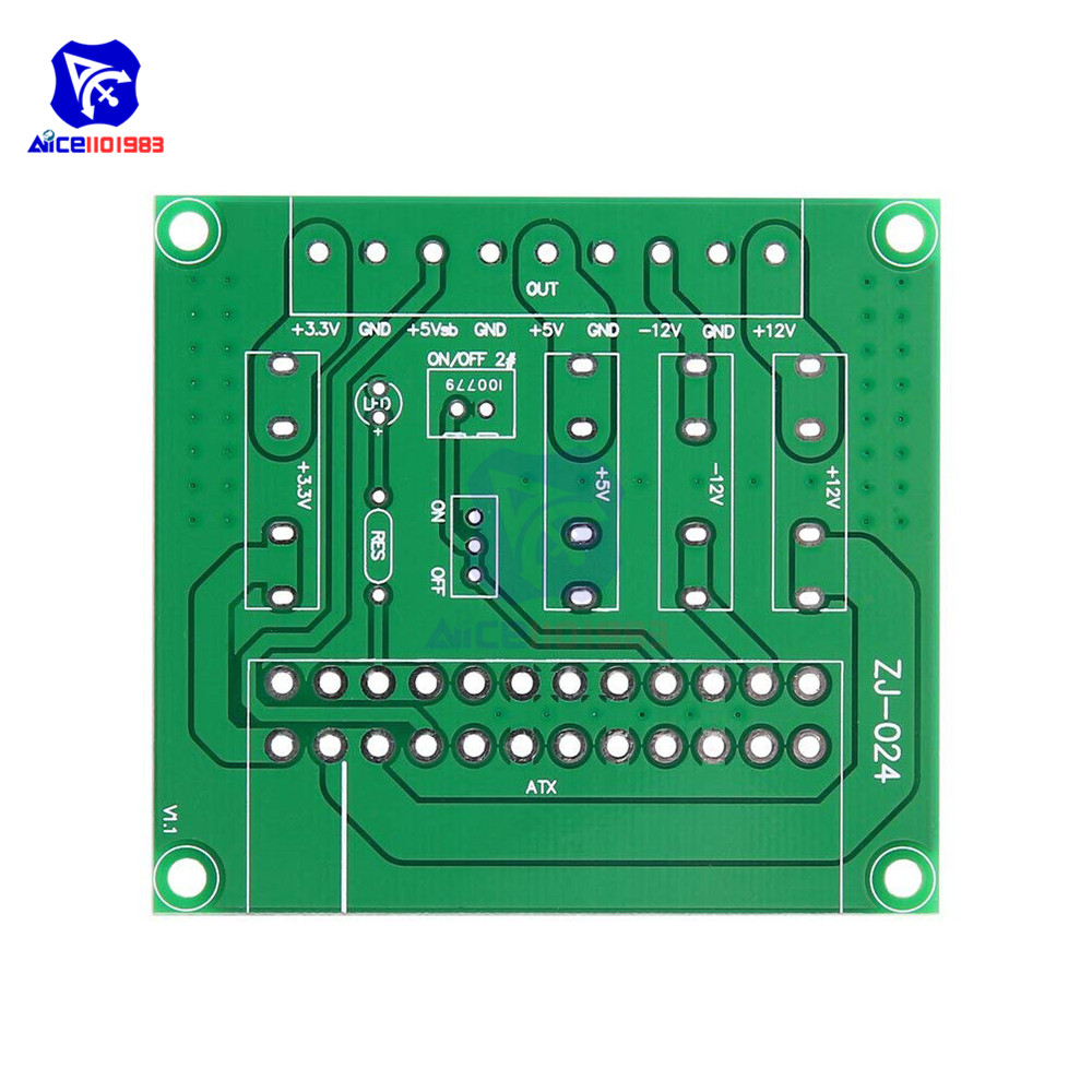 diymore Soldered/Solderless ATX Power Adapter ATX Computer PC Power Board Power Supply DC Plug Connector