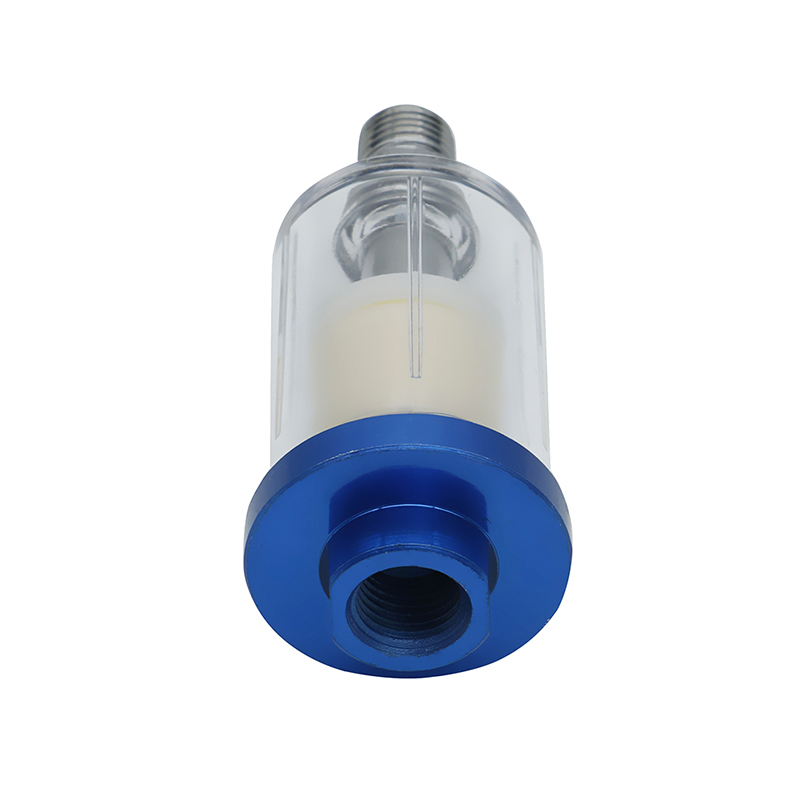 Hot 85 * 40mm 1/4'' Water Oil Separator Inline Air Hose Filter Moisture Trap For Compressor Spray Paint Gun