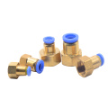 Pneumatic Component P quick-connect Connector PCF internal thread Straight Through PCF4-M5/6-01/8-02/10-03/12-04 Pipe Fitting