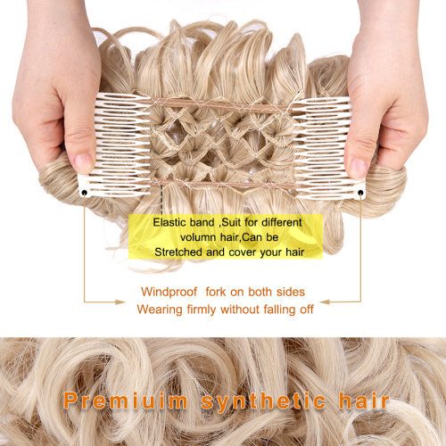 Curly Dish Chignon Bun Extension In Hair Piece Supplier, Supply Various Curly Dish Chignon Bun Extension In Hair Piece of High Quality