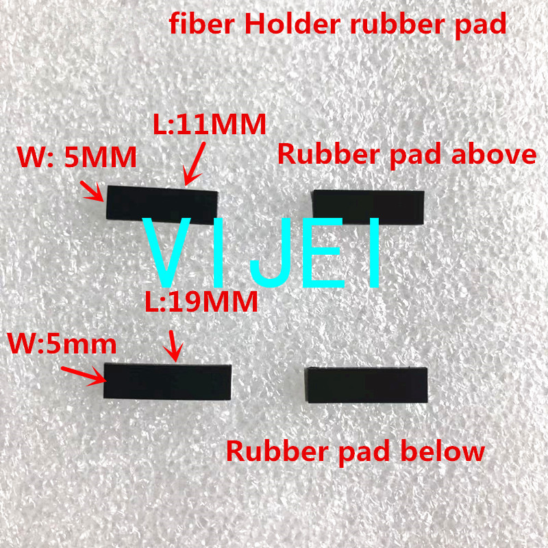 fiber fusion splicer fiber holder rubber pad for FSM-60S 70S 80S 62S 22S 19S 70S+ 18S 18R 60R 70R fiber fusion splicer