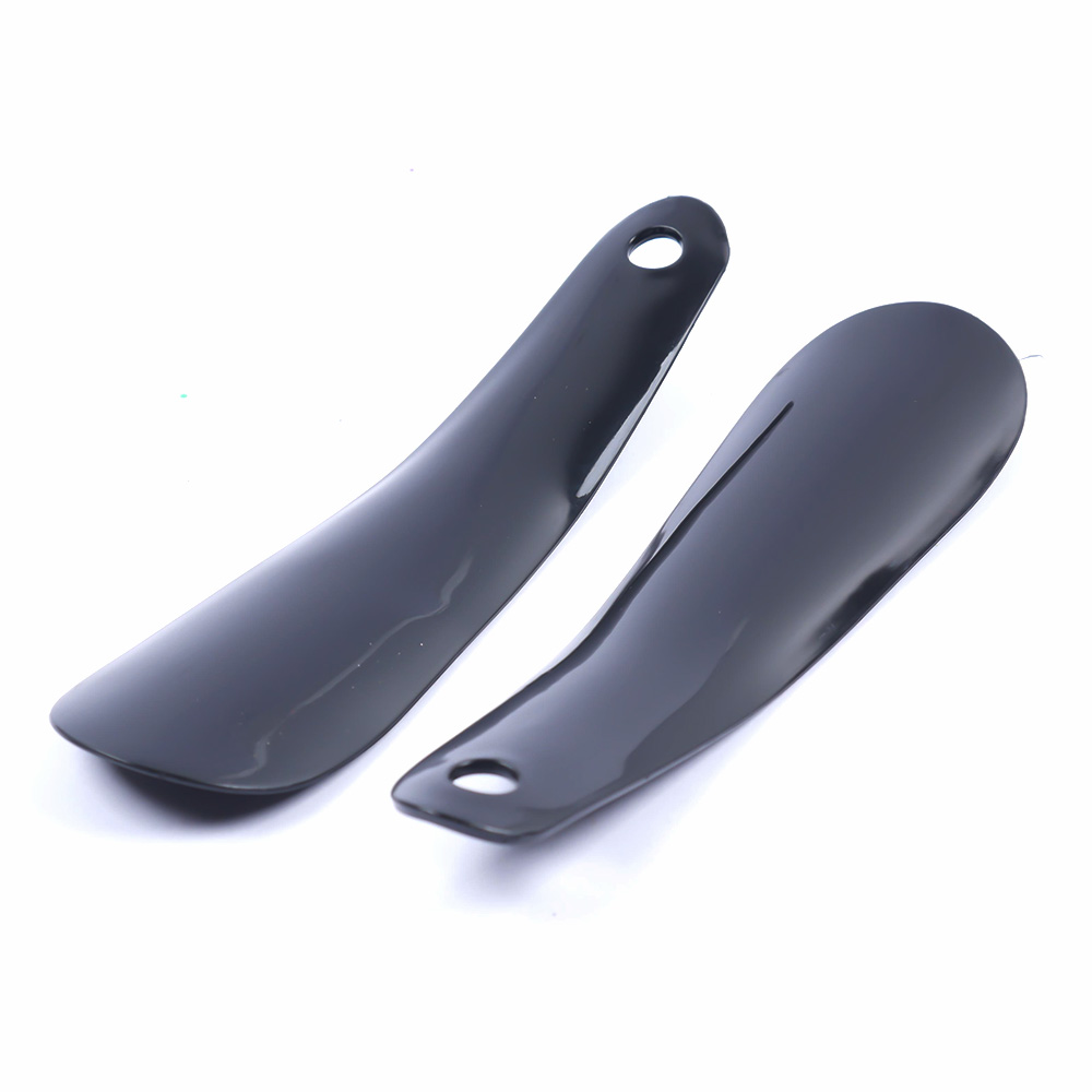 1PCS 16cm Shoe Horns Professional Black Plastick Shoe Horn Spoon Shape Shoehorn Shoe Lifter Flexible Sturdy Slip