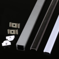 2-30pcs/lot LED aluminum profile U Style 0.5M for 5050 5630 led strip,milky/transparent cover for aluminum channel