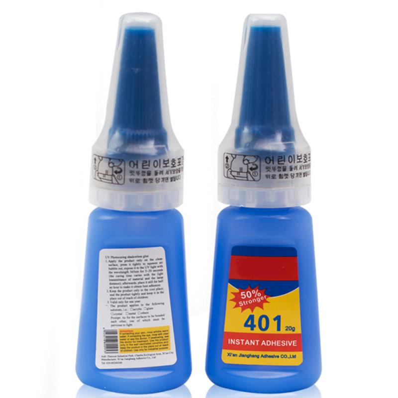 20ml Household 401 Multifunction Transparent Super Stick Adhesive Quick Dry Stronger Sol Rapid Fix Ceramic Glass Glue TSLM1