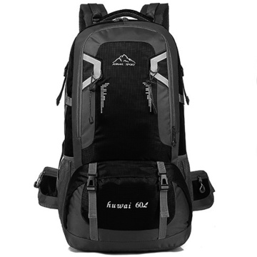 60L men black backpack travel pack sport bag pack unisex Outdoor Climbing Mountaineering Hiking Camping backpack male