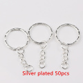 Silver plated 50pcs