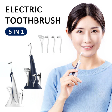 5 In 1 Scaler Ultrasonic Electric Tooth Polish Cleaner Stains Tartar Clean Tool Whiten Teeth Oral Teeth Clean Kit Tool