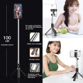 High quality Roreta 3 in 1 Wireless Bluetooth Selfie Stick Foldable Mini Tripod Expandable Monopod for iPhone IOS Android P60