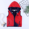 Sundae Angel Polar Fleece Vest Girl Autumn Hooded Animal Waistcoats For Boys High Quality Kids Gilet Fille Children Vests 2-8 Y