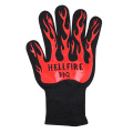 High Temperature Working Red Flame Custom Gloves