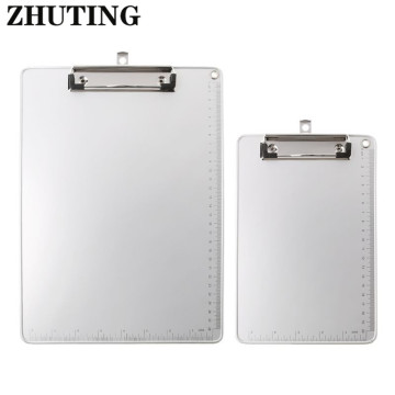 Portable A4/A5 Aluminum Alloy Writing Clip Board Antislip File Hardboard Paper Holder for Office School Stationery Supplies